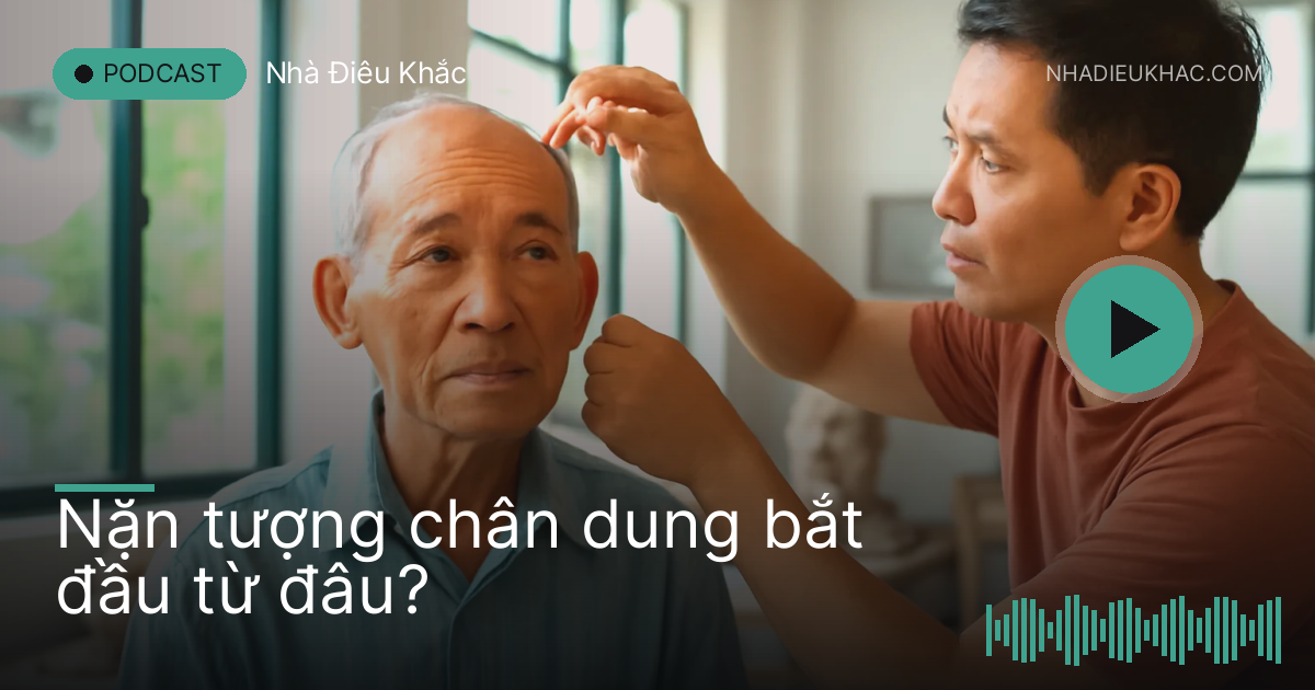 Người mẫu lớn tuổi ngồi ghế, nhà điêu khắc đo bằng compa càng cong